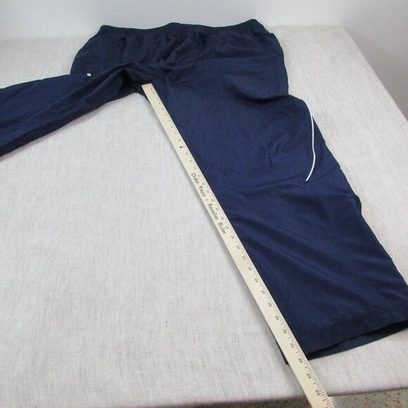 Under Armour Track Pants Mens 3XL Navy Mesh Lined Loose Fit Drawstring Ankle Zip - Picture 7 of 8